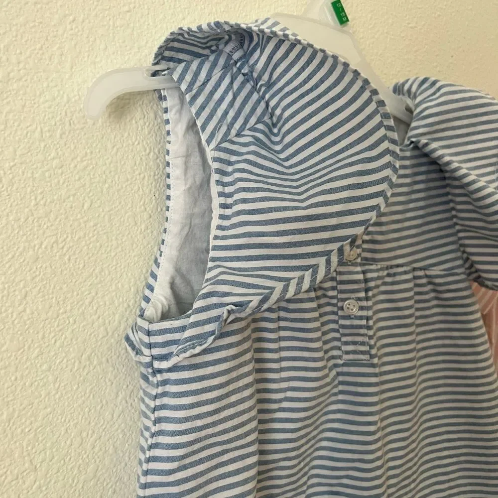 Pairs Of Girls dress striped pink and blue